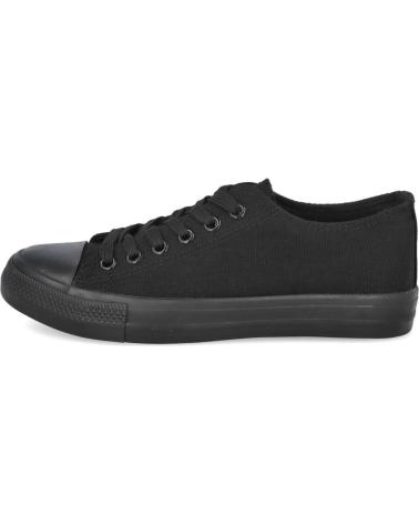 Zapatillas deporte L&R SHOES  pour Femme LR SHOES 888-1 ZAPATILLAS DE LONA PARA MUJER  NEGRO