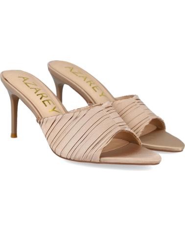 Woman Sandals AZAREY 459H263 SANDALIA DESTALONADA TACON MUJER  CHAMPAGNE