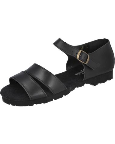 Sandalias L&R SHOES  de Mujer LR SHOES SANDALIA DE NAZARENO DE PIEL UNISEX  NEGRO