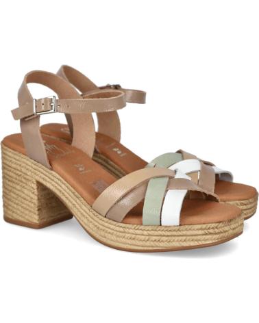 Sandalen OH MY SANDALS  für Damen 5469 SANDALIAS DE TACON DE MUJER  DUNA TAUPE COMBINADO