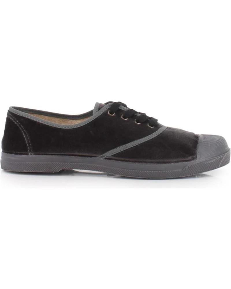 NATURAL WORLD 130 M 55 MUSLI SAMT-SNEAKER MIT ZEHENKAPPE GRAU GRIS