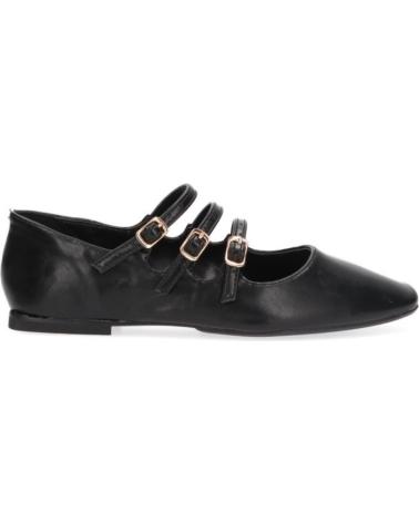 Zapatos ISTERIA  de Mujer BAILARINA PLANA PARA MUJER 24181 COLOR  NEGRO