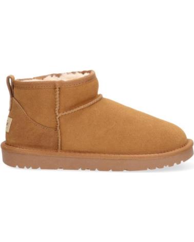 Woman Mid boots ISTERIA BOTIN PLANO PARA MUJER 24171 COLOR  CUERO