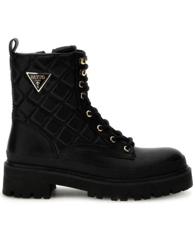 Stivaletti GUESS  per Donna BOTIN ANFIBIO BADAE PESPUNTEADO  BLACK GREY