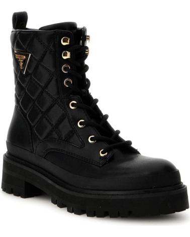 Botines GUESS  de Mujer BOTIN ANFIBIO BADAE PESPUNTEADO  BLACK GREY
