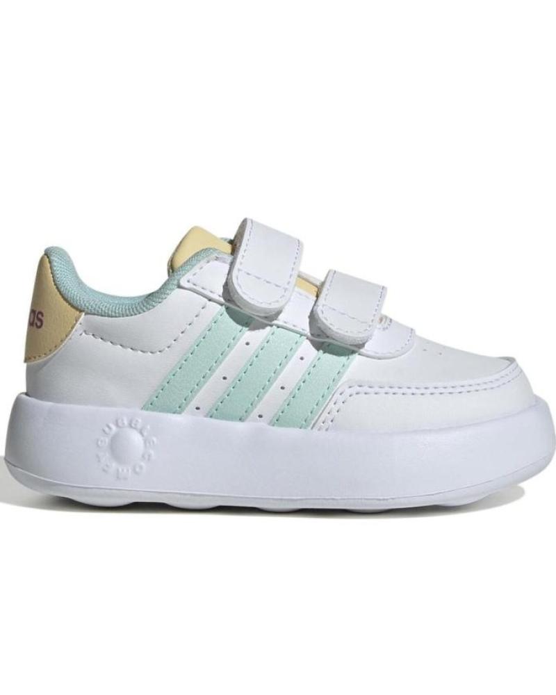girl and boy Trainers ADIDAS BREAKNET 2 0 SHOES TODDLER SHOES  BLANCO