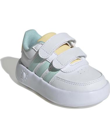 girl and boy Trainers ADIDAS BREAKNET 2 0 SHOES TODDLER SHOES  BLANCO
