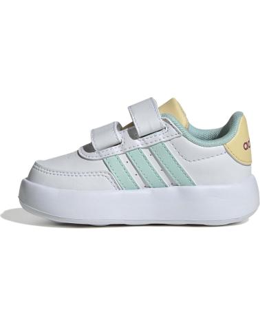 girl and boy Trainers ADIDAS BREAKNET 2 0 SHOES TODDLER SHOES  BLANCO
