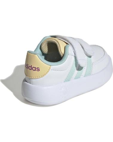 girl and boy Trainers ADIDAS BREAKNET 2 0 SHOES TODDLER SHOES  BLANCO