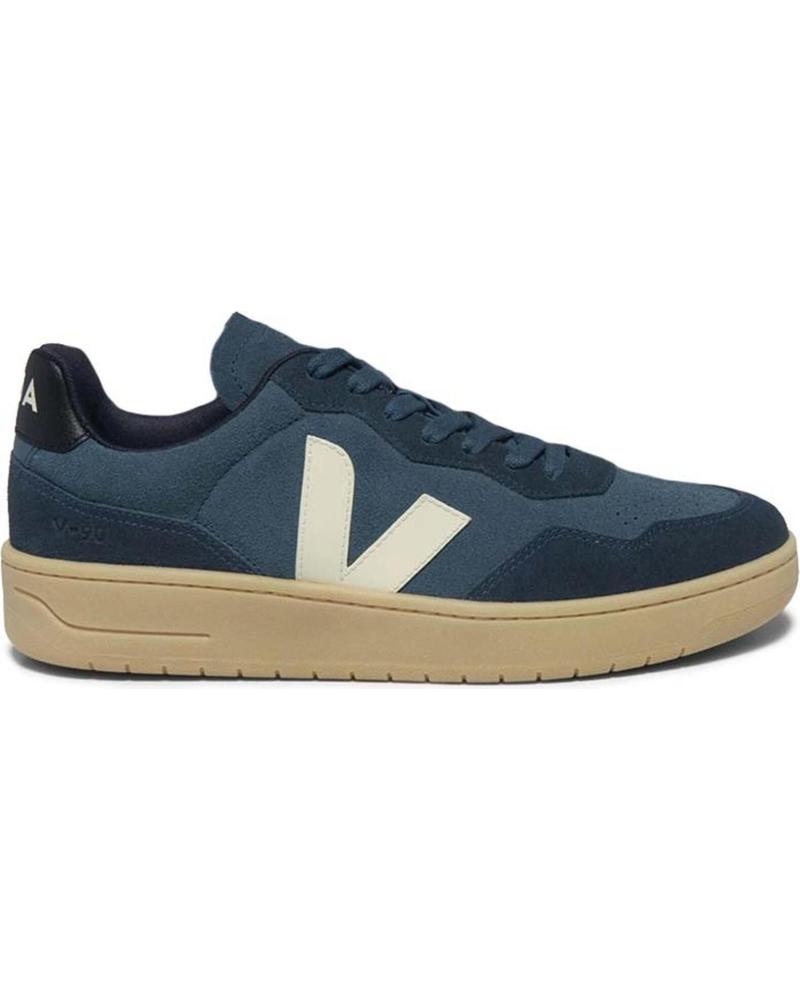 Zapatillas deporte VEJA  de Hombre ZAPATILLAS V-90 SUEDE PARA HOMBRE EN COLOR  AZUL