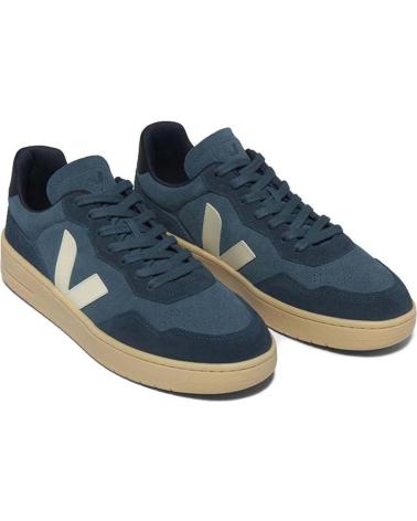 Zapatillas deporte VEJA  de Hombre ZAPATILLAS V-90 SUEDE PARA HOMBRE EN COLOR  AZUL