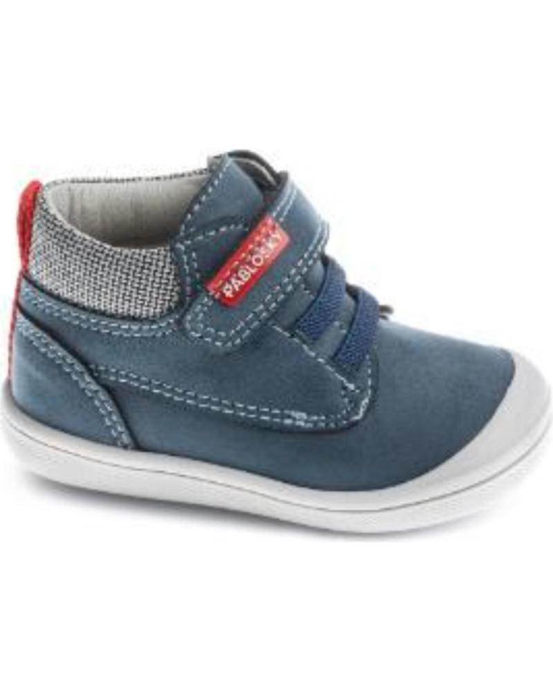 Bottines PABLOSKY  pour Garçon BOTETA VELCRO PARA NINO 044241 COLOR  AZUL