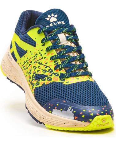 Man Zapatillas deporte KELME BARCELONA 46949-65 MARINO LIMA  AZUL