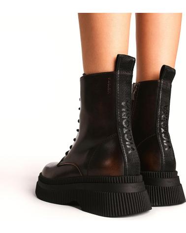 Woman Mid boots VICTORIA BOTAS 1301103 DUBLIN CORDONES EFECTO PIEL  MARRON