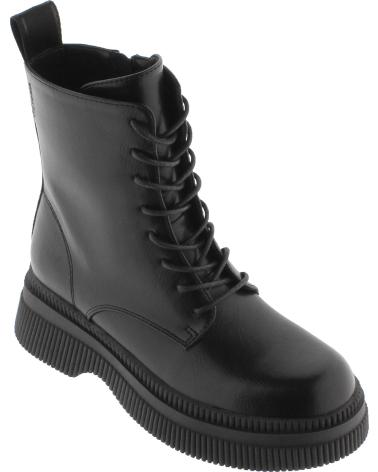 Woman Mid boots VICTORIA BOTAS 1301103 DUBLIN CORDONES EFECTO PIEL  NEGRO