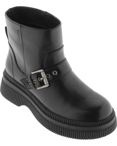 Woman boots VICTORIA BOTAS 1301105 DUBLIN HEBILLA EFECTO PIEL  NEGRO