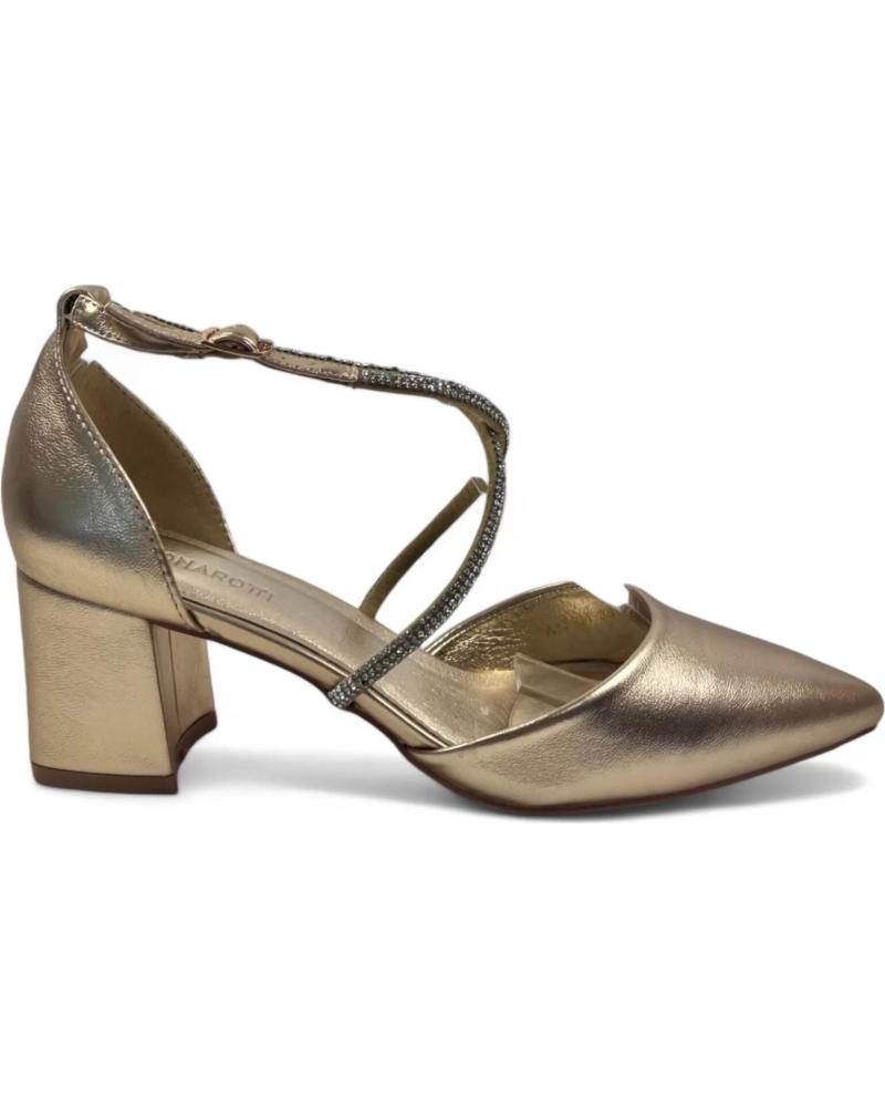 Sandales TIMBOS  pour Femme SANDALIA TACON FIESTA MUJER ORO 130615  AMARILLO