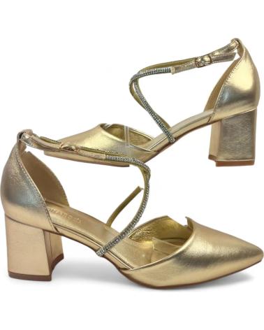 Sandales TIMBOS  pour Femme SANDALIA TACON FIESTA MUJER ORO 130615  AMARILLO