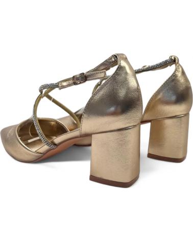 Sandales TIMBOS  pour Femme SANDALIA TACON FIESTA MUJER ORO 130615  AMARILLO