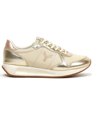 Woman Zapatillas deporte YUMAS SNEAKERS HERA  BEIGE