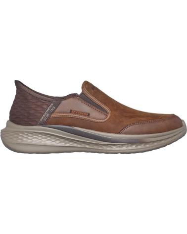 SKECHERS 205237 EN COLOR PARA HOMBRE CUERO