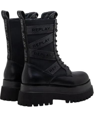 Bottes REPLAY  pour Femme ANY STRIPE RL720014S  NEGRO