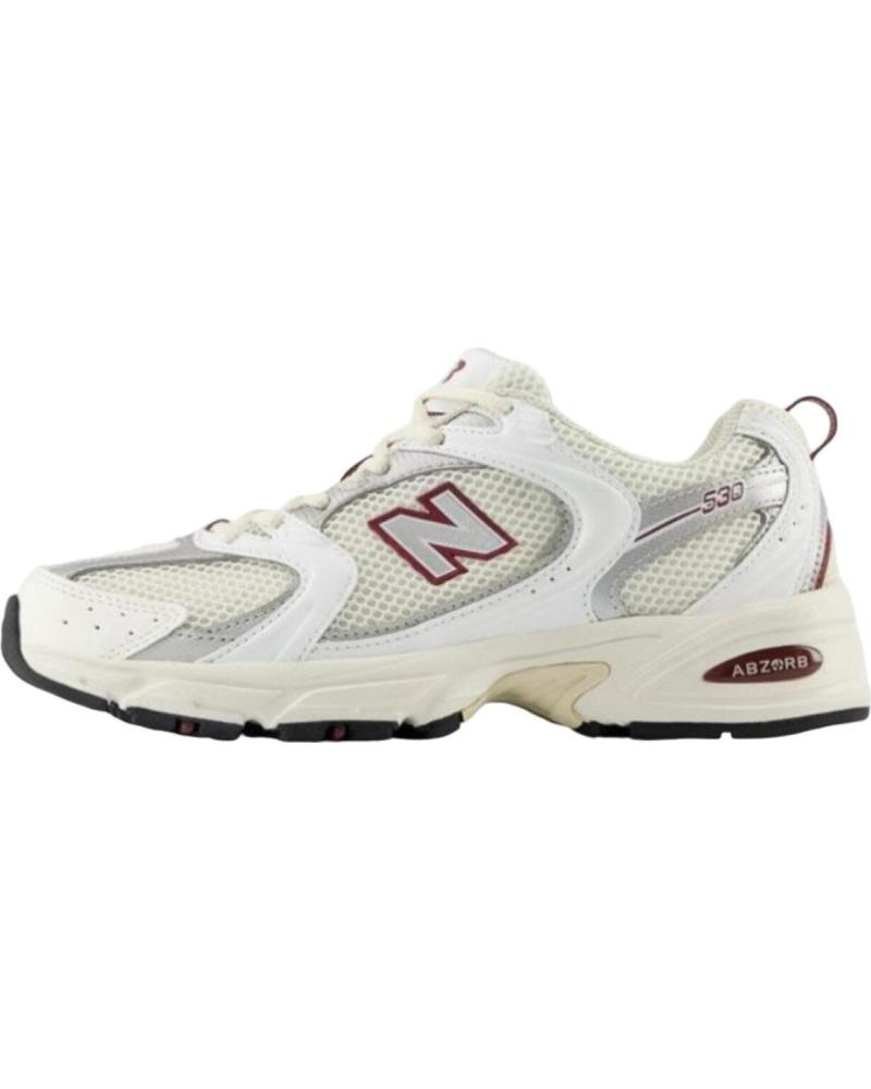 Zapatillas Deporte De Nina NEW BALANCE GR530 JR BLANCO BEIGE PLATA 36 GA BLANCO BEI