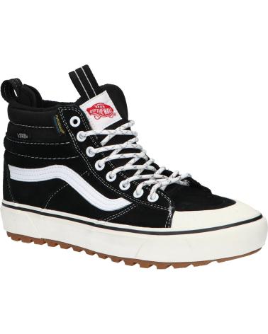 VANS OFF THE WALL VN000CVT6BT1 SK8-HI WATERPROOF BLACK-TRUE WHIT