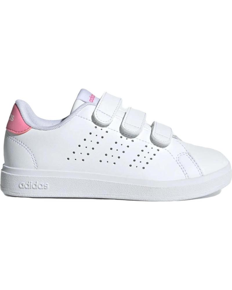 girl Trainers ADIDAS -ADVANTAGE BASE 2 0 ID1305-ZAPATILLAS BLANCAS DE DEPORTE CON MULTICOLOR