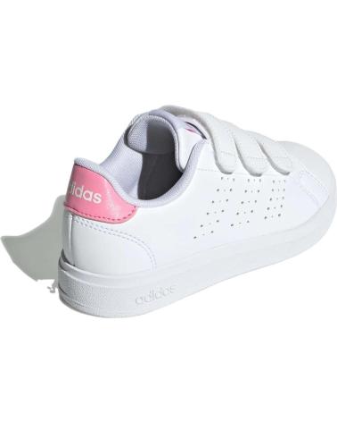 girl Trainers ADIDAS -ADVANTAGE BASE 2 0 ID1305-ZAPATILLAS BLANCAS DE DEPORTE CON MULTICOLOR