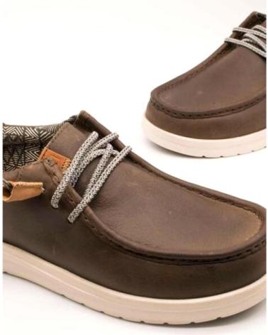 HEY DUDE PAUL CLASSIC CHAUSSURES DÉCONTRACTÉES LÉGÈRES MARRON MARRóN