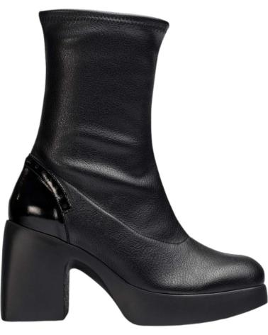 Stiefel WONDERS  für Damen BOTAS PIEL NEGRAS  JUNEAU-MENORCA-NEGRO