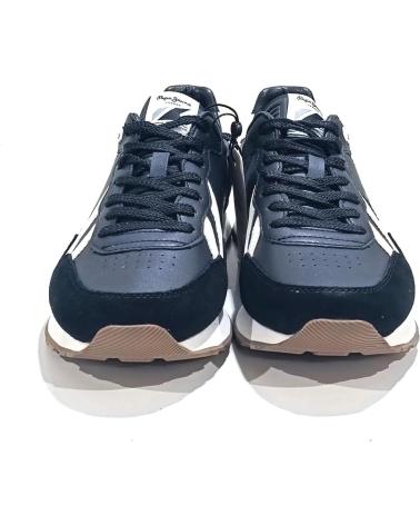 Scarpe sport PEPE JEANS  per Uomo DEPORTIVO CASUAL DE PIEL CON SUELA DE GOMA  NEGRO