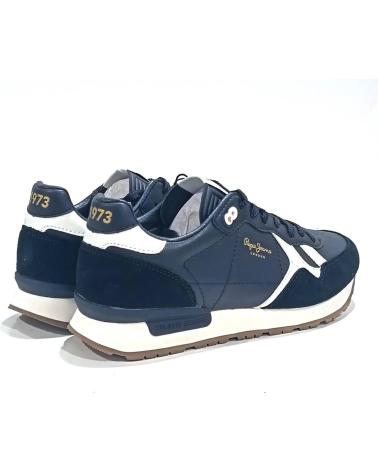 Scarpe sport PEPE JEANS  per Uomo DEPORTIVO CASUAL DE PIEL CON SUELA DE GOMA  NEGRO