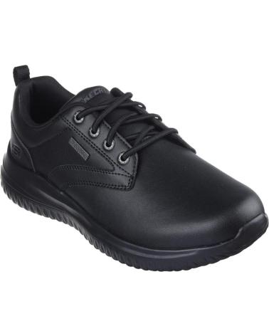SKECHERS ZAPATOS ZAPATOS HOMBRE ZAPATILLAS BAJAS MODELO STREET WEAR NEGRO
