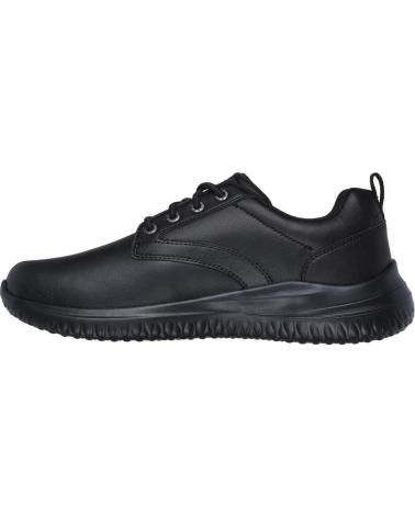 SKECHERS ZAPATOS ZAPATOS HOMBRE ZAPATILLAS BAJAS MODELO STREET WEAR NEGRO