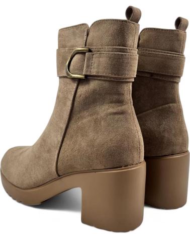 Bottines TIMBOS  pour Femme BOTIN TACON DE MUJER 130626  BEIGE