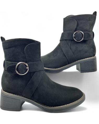 Bottines TIMBOS  pour Femme BOTIN TACON DE MUJER 130621  NEGRO