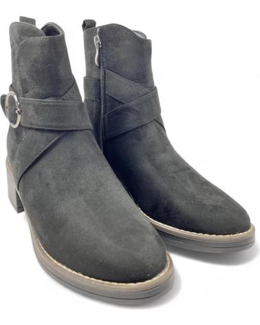 Bottines TIMBOS  pour Femme BOTIN TACON DE MUJER 130621  NEGRO