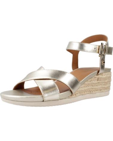 Sandali per Donna GEOX SANDALIAS MUJER MODELO D ISCHIA CORDA COLOR ORO C2012
