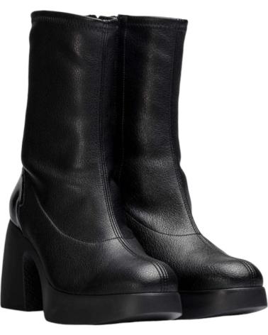 Botas de Mulher WONDERS BOTAS PIEL NEGRAS JUNEAU-MENORCA-NEGRO