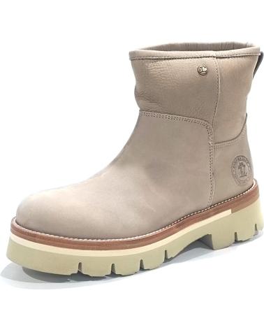 STIVALETTO PANAMA JACK LAIA B5 IN NABUK IMPERMEABILE CRUDO CON FODERA IN PELLICCIA CRUDO