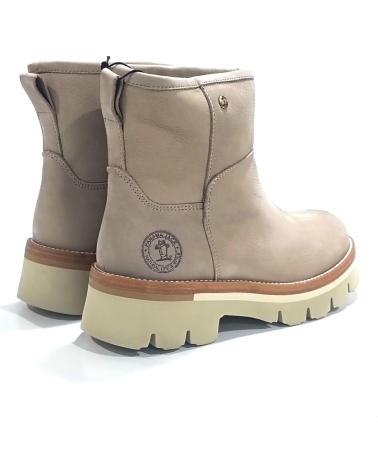 STIVALETTO PANAMA JACK LAIA B5 IN NABUK IMPERMEABILE CRUDO CON FODERA IN PELLICCIA CRUDO