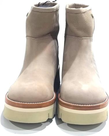 STIVALETTO PANAMA JACK LAIA B5 IN NABUK IMPERMEABILE CRUDO CON FODERA IN PELLICCIA CRUDO