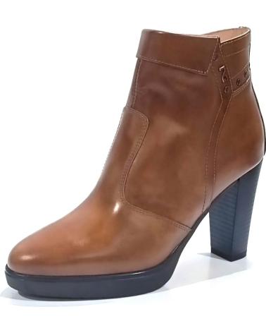 Stiefel NERO GIARDINI  für Damen BOTIN VESTIR DE PIEL CON TACON Y PLATAFORMA  CUERO