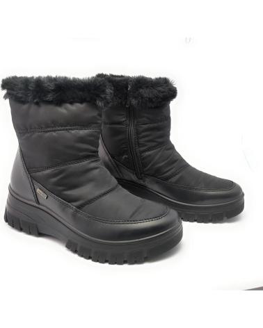 Botas IMAC  de Mujer 656628 NAYLON-PIEL N  NEGRO