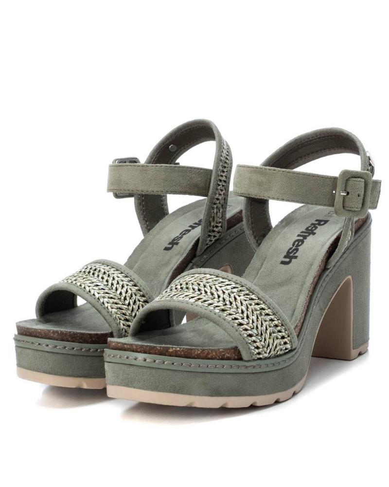 Sandals De Mujer REFRESH 079787 KAKI