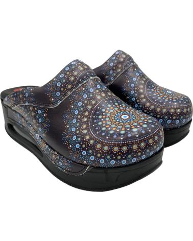 Woman Clogs ZUEKOOS ZUECO MEDICINAL IBIZA  MULTICOLOR