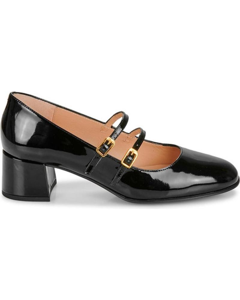 Zapatos UNISA  de Mujer SALON HEBILLAS TACON 4 CM  NEGRO