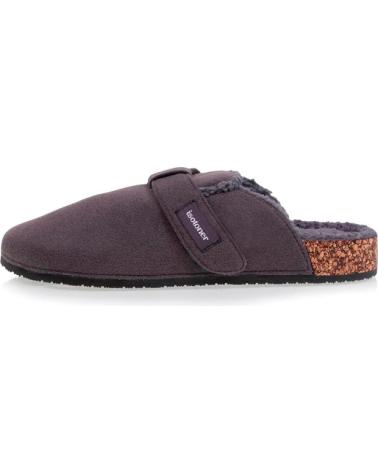 isotoner DESCALZA CON VELCRO GRIS